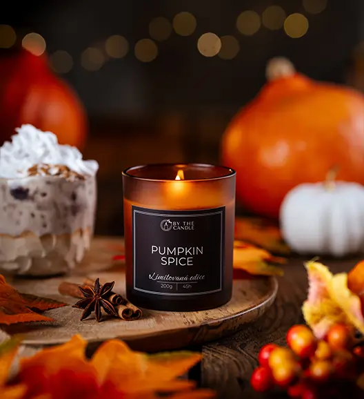 Vonná svíčka: Pumpkin spice – limitovaná edice