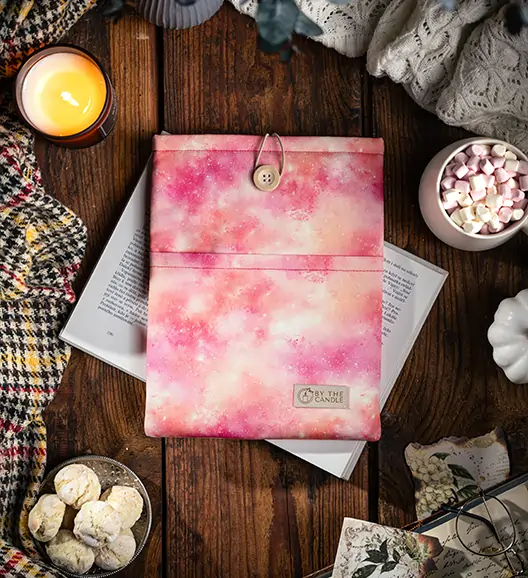 Látkový obal na knihy – booksleeve: Červená mlhovina