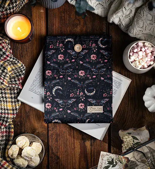 Látkový obal na knihy – booksleeve: Noční zahrada