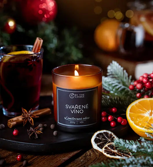 Vonná svíčka: Svařené víno – limitovaná edice
